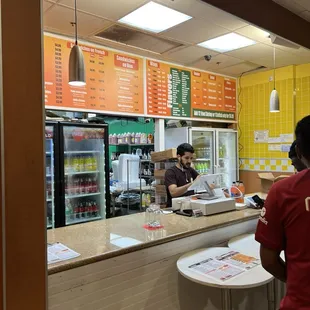Front counter