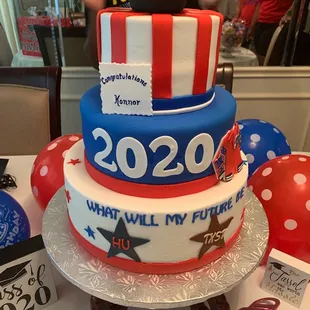 My son&apos;s absolutely perfect graduation cake!