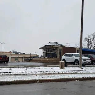 cars parked in a parking lot