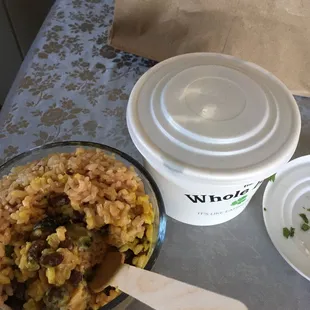 Bambino bowl inverted at home.