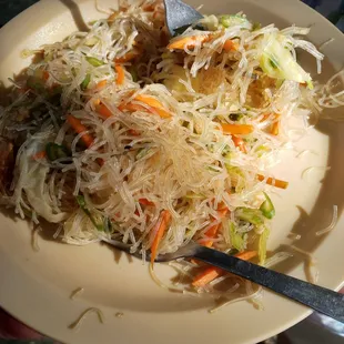 Rice noodles.