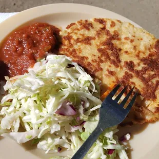 Pupusa.  No meat.