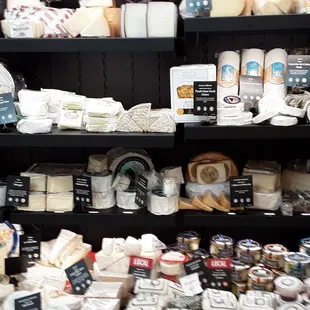 Just a small part of the nice cheese selection