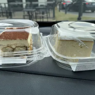 Tiramisu and tres leches