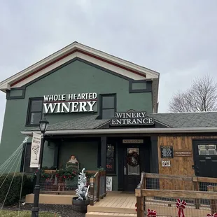 the front of the winery