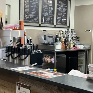 a coffee bar