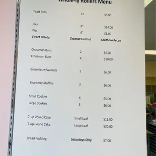 Menu (Aug 2022)