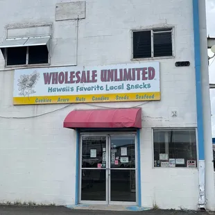 the front of the store