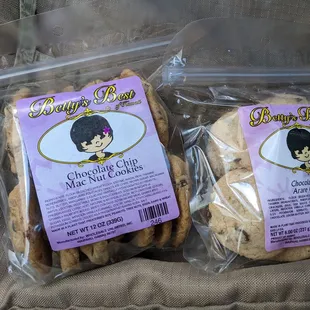 two bags of cookies