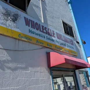 the front of the store