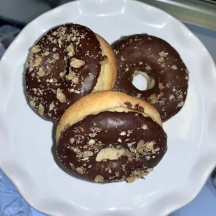Keto Banana Nut Donuts - Gluten Free, Sugar Free, Low Carb, Keto &amp; Diabetic Friendly