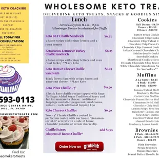 Updated Menu March 2020