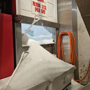 Got to keep the fish and meat cold