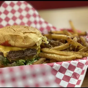 Double cheese burger