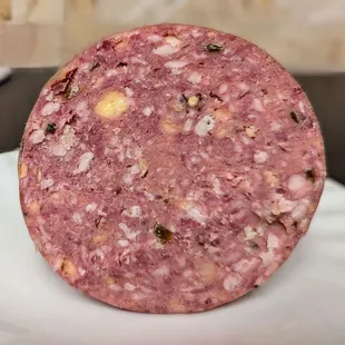 Close up of the Summer Sausage