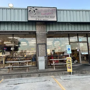 the front of the store