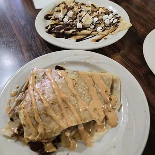 Kitchen Sink Crepe and Monkey Turtle Crepe