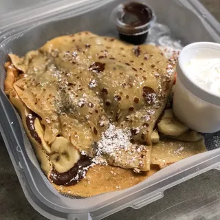 Strawberry Banana Nutella Crepe