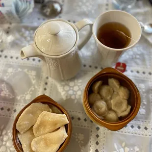 Per 1/2 Bowl Pelmeni Tea Russian perogies