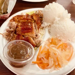 13. Lechon Plate with Achara