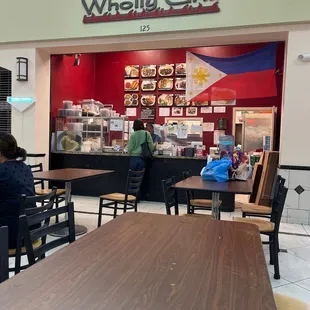 the interior of a restaurant