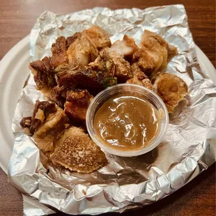 Lechon Kawali with 'Mang Tomas' sauce