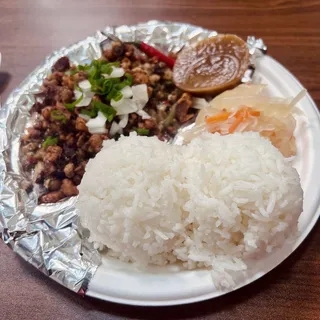 Steamed rice