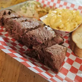 Smoked Brisket with sides