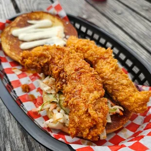 Spicy Korean Fried Chicken Sandwich