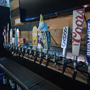 Beers on tap