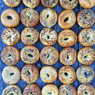 Beautiful bagels!  Wholy Bagel - best bagels in Austin. One of the best bagel shops in America. Scratch made New York style bagels.