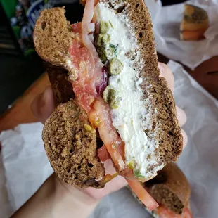 Nova Lox Sandwich