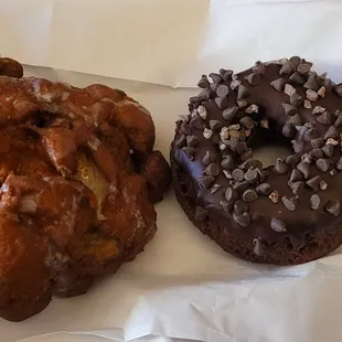 Green Chile Fritter &amp; Dark Chocolate Crunch