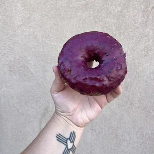 Blue corn blueberry lavender