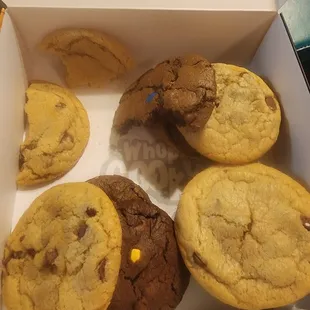 a box of cookies