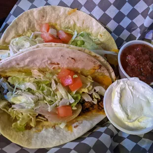 Taco Tuesday: Ground Beef Soft Shells for $2 each.