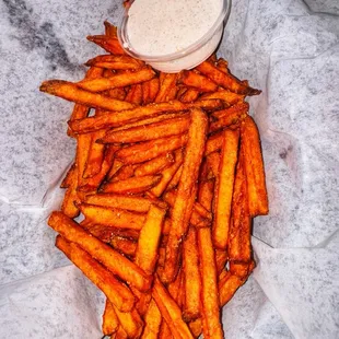 Sweet Potato Chipotle Cinnamon Fries