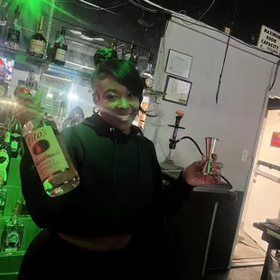 Beautiful bartender...