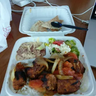 Chicken Kebab plate