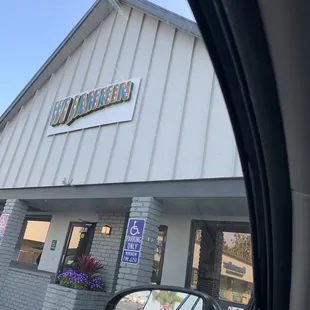 Outside view from parking lot