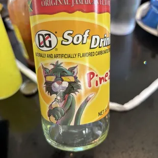Pineapple Jamaican soda