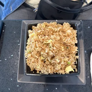 Fried rice with shrimp. This gave two of our guest an upset stomach and diarrhea.