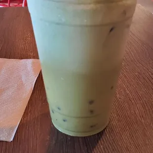 Matcha Tea w/boba