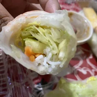 All iceberg chunks of lettuce