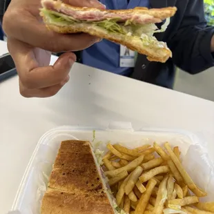 "Cuban sandwich " that looks like a portion size for a child for 14$