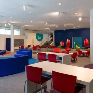 One of the most active spaces at WAM, the Living Room is a space to relax, explore new art ideas and activities, and much more.