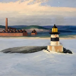 Edward Hopper; 5 A.M.; 1937; oil on canvas