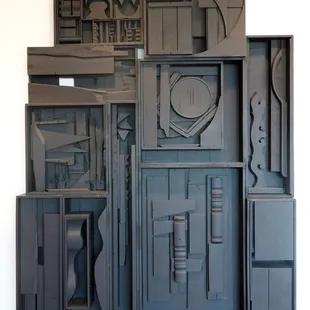 Louise Nevelson; Night Sun III; 1959-68; painted wood