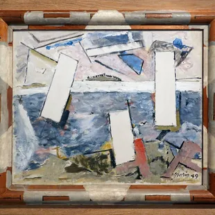 John Marin; The Fog Life; 1949; oil on canvas