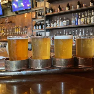 a row of beers